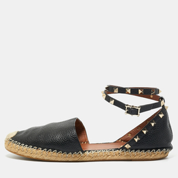 Valentino: Чёрные мокасины  Rockstud