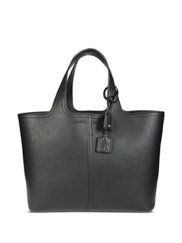 Сумка-тоут с подвеской-логотипом Elisabetta Franchi, черный bs96a52e2 | черный