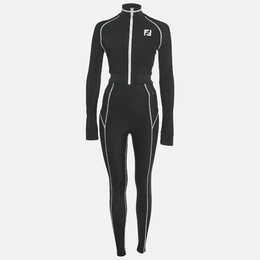 Fendi: Чёрная куртка  Zucca