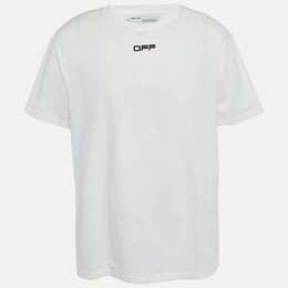 Off-White: Белая футболка 