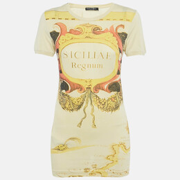 Dolce & Gabbana: Жёлтая футболка  T