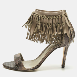 Sergio Rossi: Коричневые сандалии 