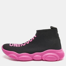 Moschino: Чёрные кроссовки 