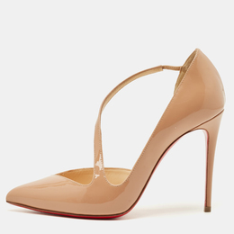 Christian Louboutin: Бежевые туфли 