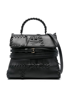 Кожаная сумка-тоут Moschino, черный mc4222pp0moa0000 | черный