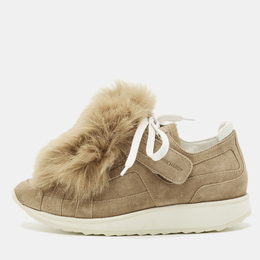 PIERRE HARDY: Коричневые кроссовки 