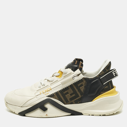 Fendi: Многоцветные кроссовки  Flow