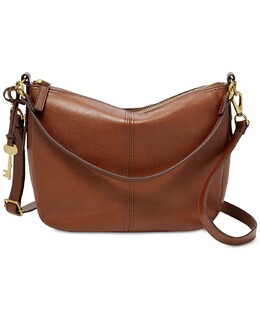 Кожаная сумка через плечо Jolie Fossil 8038073 | brown/gold