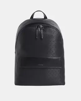 Круглый мужской рюкзак с логотипом Calvin Klein, черный a53599144 | negro