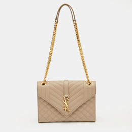 Saint Laurent Paris: Бежевая сумка  Envelope