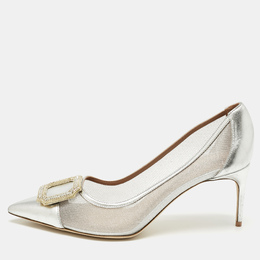 Malone Souliers: Серебристые туфли 