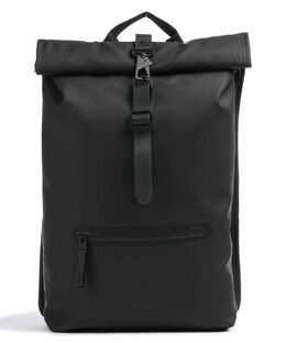 Рюкзак Rolltop полиуретан, полиэстер Rains, черный rains-13320-01 | schwarz