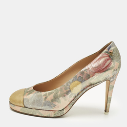 Chanel: Многоцветные туфли 