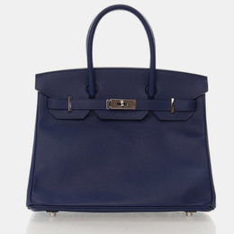 Hermes: Голубая сумка  Birkin 30