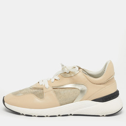 Casadei: Бежевые кроссовки 