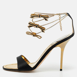 René Caovilla: Чёрные сандалии 