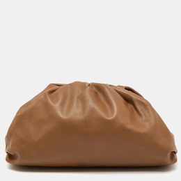 Bottega Veneta Brown Leather Pouch Clutch 1222810