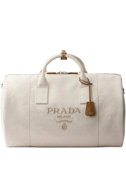 Prada сумка с тисненым логотипом, нейтральный 2vc051vooo2cx9 | нейтральные цвета