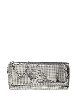 Клатч La Medusa из металлической сетки Versace, серебряный 10198671a15323 | серебристый