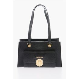 Черная полиэтиленовая сумка через плечо Moschino, Black 0017260009 | black
