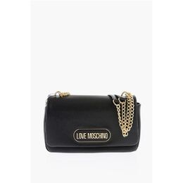 Сумка через плечо LOVE из текстурированной искусственной кожи с золотым логотипом Moschino, Black 0017269929 | black
