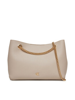 Сумка Minimal Monogram Shoulde LV04F3205G Calvin Klein, бежевый 8719849865665 | beige