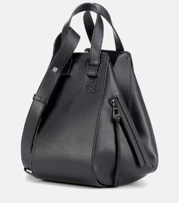 Маленькая кожаная сумка через плечо Hammock Loewe, черный p00339198 | black