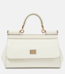 Маленькая сумка через плечо Sicily из кожи Dolce & Gabbana, белый p00693954 | white