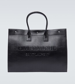 Сумка-тоут Rive Gauche из кожи Saint Laurent, черный p00492212 | black