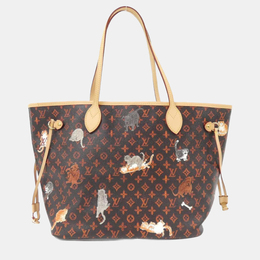 Louis Vuitton: Коричневая сумка  Neverfull MM