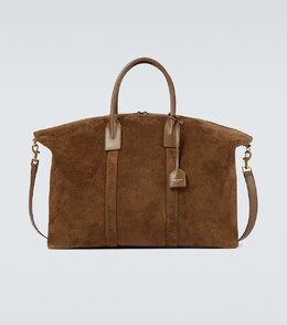 Огромная замшевая сумка для боулинга Saint Laurent, коричневый p00579191 | brown
