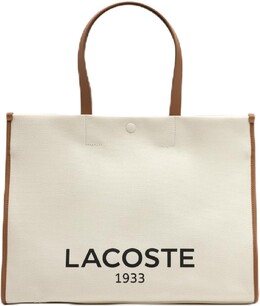 Большая сумка для покупок Lacoste Unisex, натуральный загар, одна b0cl1fxc8j
