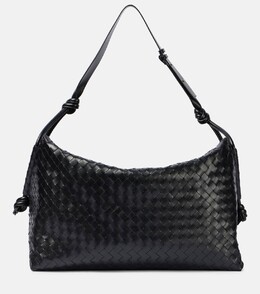 Большая кожаная дорожная сумка Loop Bottega Veneta, цвет black-m brass p00933684 | black-m brass