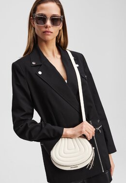 Сумка через плечо Across body bag Karl Lagerfeld, кремовый k4851h1qg-a11 | off white