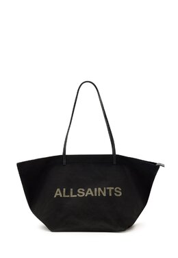 Сумка-тоут SERAFINA CANVAS Allsaints, черный a0q51h0e0-q11 | black