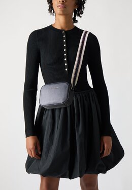 Сумка через плечо LOGOTAPE CAMERA BAG - Across body bag Tommy Hilfiger, синий to151h1wk-k11 | space blue corp