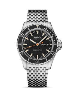 Часы Ocean Star, 40,5 мм Mido, цвет Silver 3449568 | black/silver