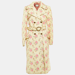 Gucci: Жёлтое пальто 