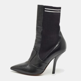 Fendi: Чёрные ботинки  Rockoko