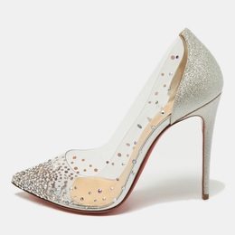 Christian Louboutin: Серебристые туфли 