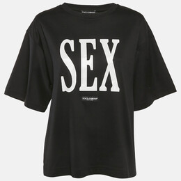 Dolce & Gabbana: Чёрная футболка  Sex