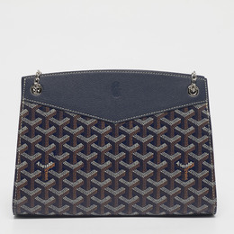 Goyard: Голубая сумка 