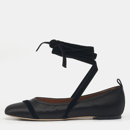 Malone Souliers: Чёрные балетки 