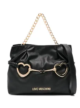 Love Moschino: Чёрная сумка-шоппер 