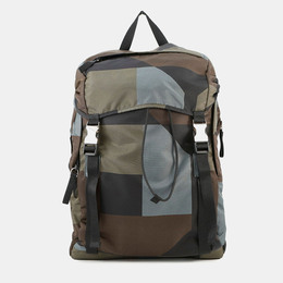 Prada Backpack Khaki/Multicolor Nylon 1238093