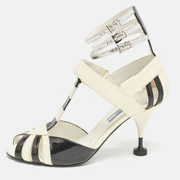 Prada: Чёрные сандалии 