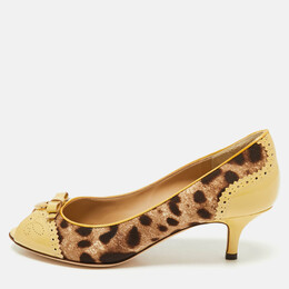 Dolce & Gabbana: Коричневые босоножки 