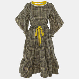 Fendi: Коричневое платье 