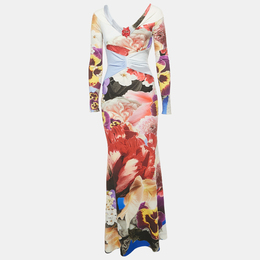 Roberto Cavalli: Многоцветное платье 