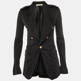 Balenciaga: Чёрная куртка 